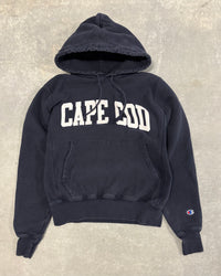 VINTAGE NAVY CAPE COD HOODIE - S