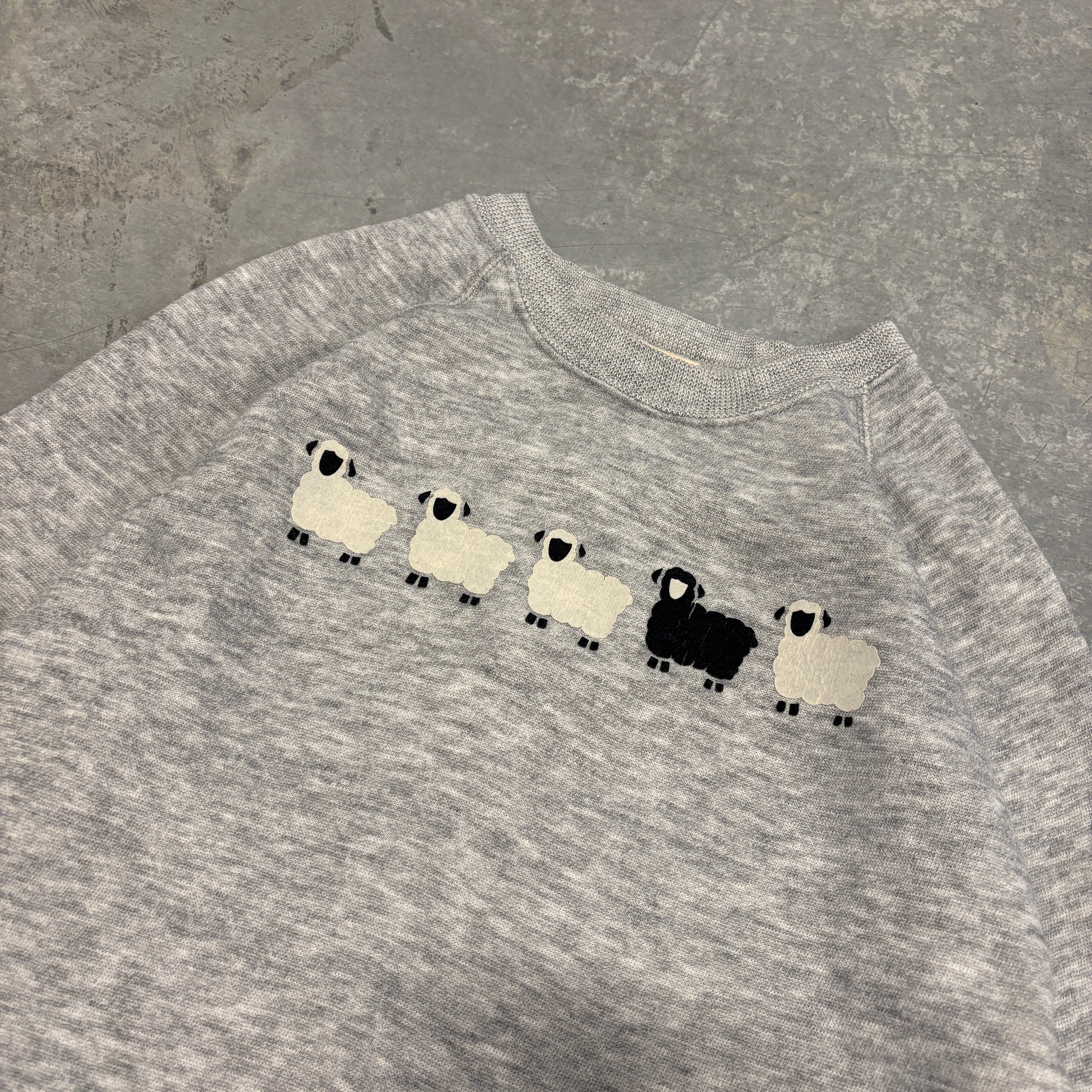 Vintage Heather Gray Black Sheep Crewneck - S