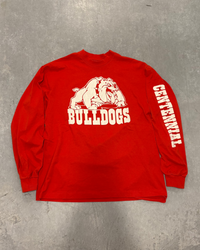 VINTAGE RED BULLDOGS LONG SLEEVE SHIRT - L