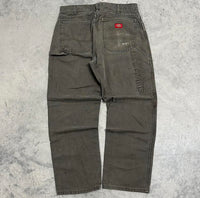 VINTAGE GREEN DICKIES CARPENTER PANTS - 33