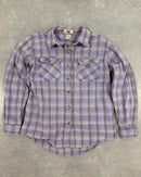 VINTAGE PURPLE FLANNEL SHIRT - S