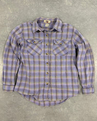 VINTAGE PURPLE FLANNEL SHIRT - S