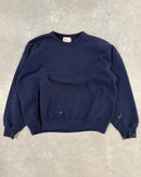 VINTAGE NAVY HANES CREWNECK - M