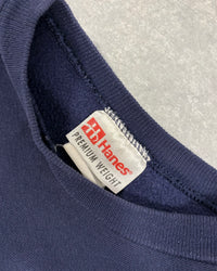 VINTAGE NAVY HANES CREWNECK - M