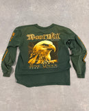 VINTAGE GREEN BOOT HILL LONG SLEEVE SHIRT - L