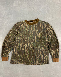 VINTAGE CAMO POCKET LONG SLEEVE SHIRT - S