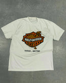 VINTAGE WHITE HARLEY DAVIDSON TEE - XL