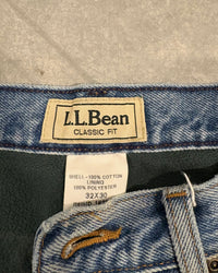 FLEECE LINED VINTAGE DENIM - 32