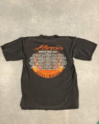 VINTAGE GRAY POISON BAND TEE - S