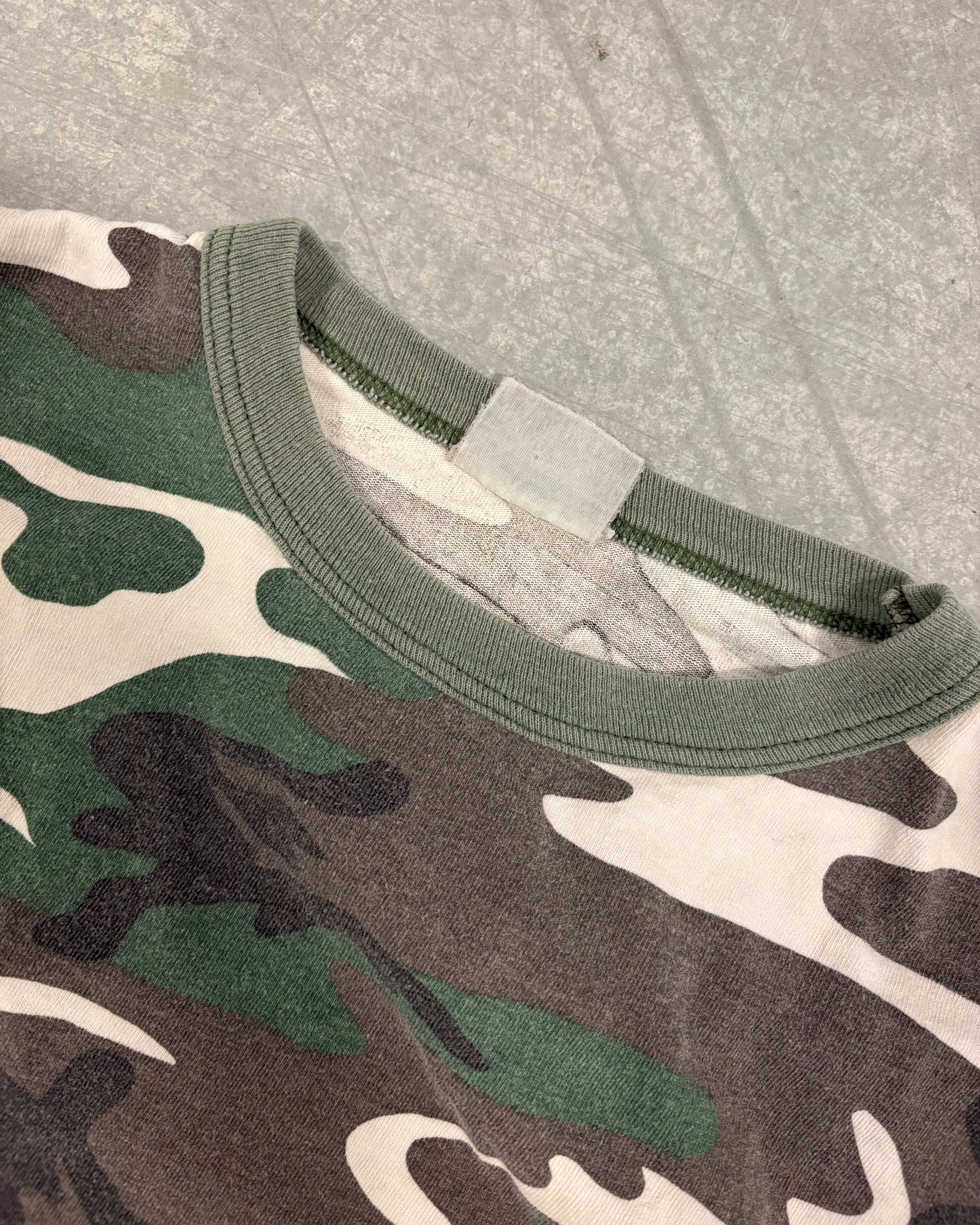 VINTAGE CAMO FADED TEE - M