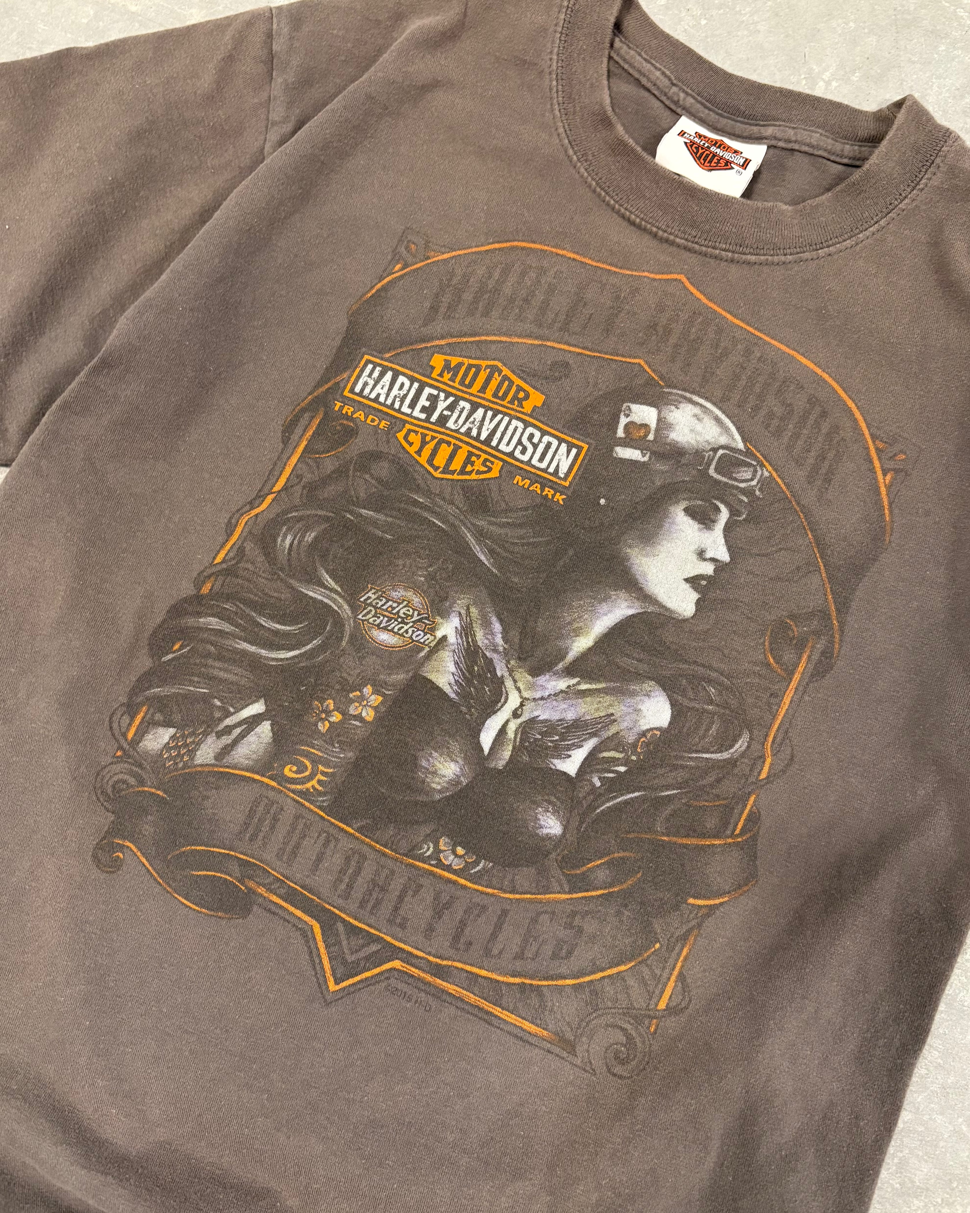 Faded Gray Harley Davidson Tee - S