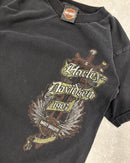 Black Harley Davidson Cross Tee - S