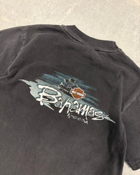 Faded Black Harley Davidson Bahamas Tee - S