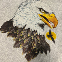 Vintage Heather Gray Eagle Crewneck - L