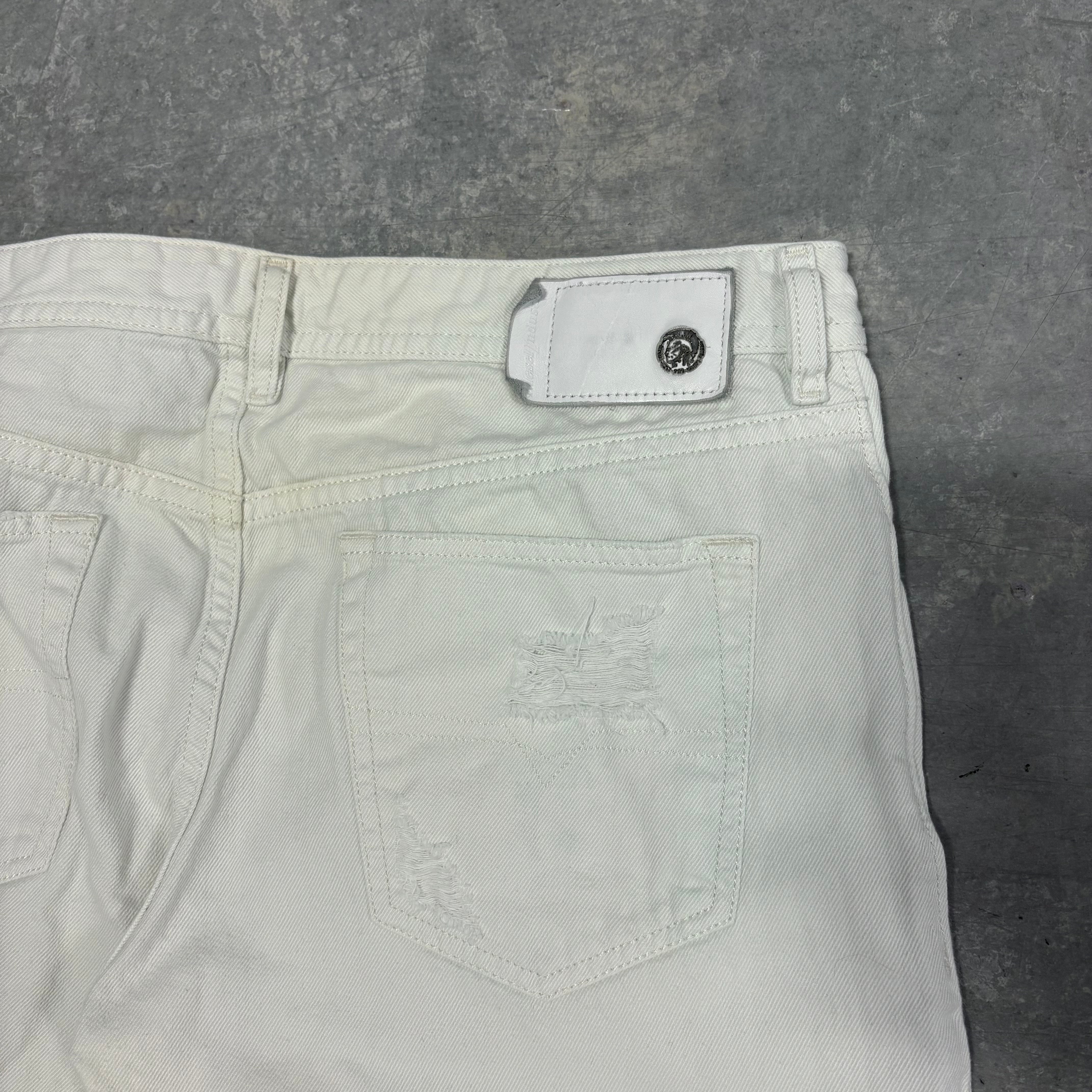 White Diesel Distressed Denim  - 34