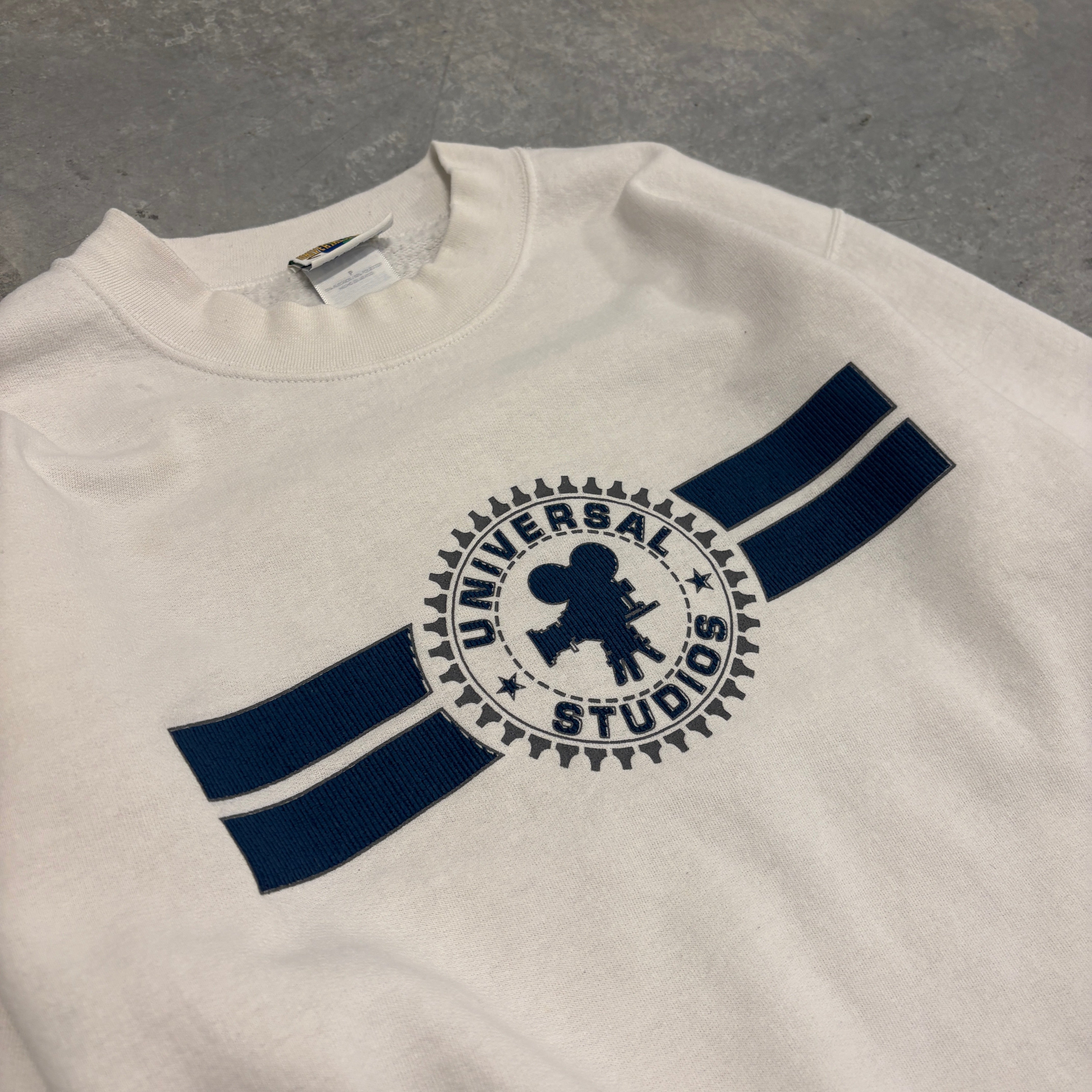 Vintage White Universal Studios Crewneck - M