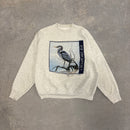 Vintage Heather Gray Chesapeake Bay Crewneck - M