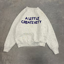 Vintage Heather Gray Creativity Crewneck - XS