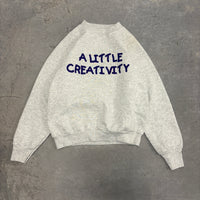 Vintage Heather Gray Creativity Crewneck - XS