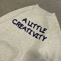 Vintage Heather Gray Creativity Crewneck - XS