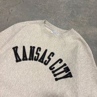 Vintage Heather Gray Kansas City Crewneck - M