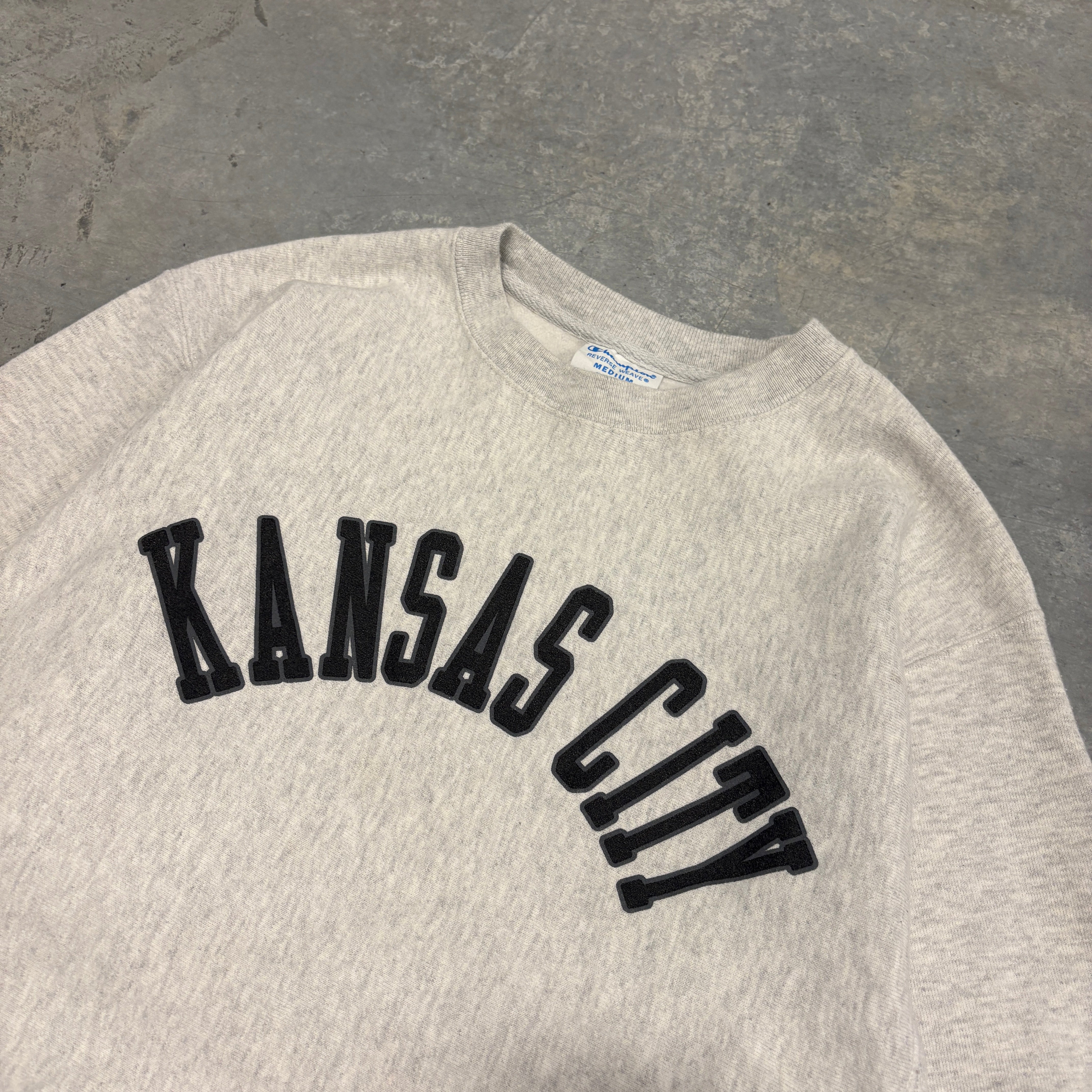 Vintage Heather Gray Kansas City Crewneck - M