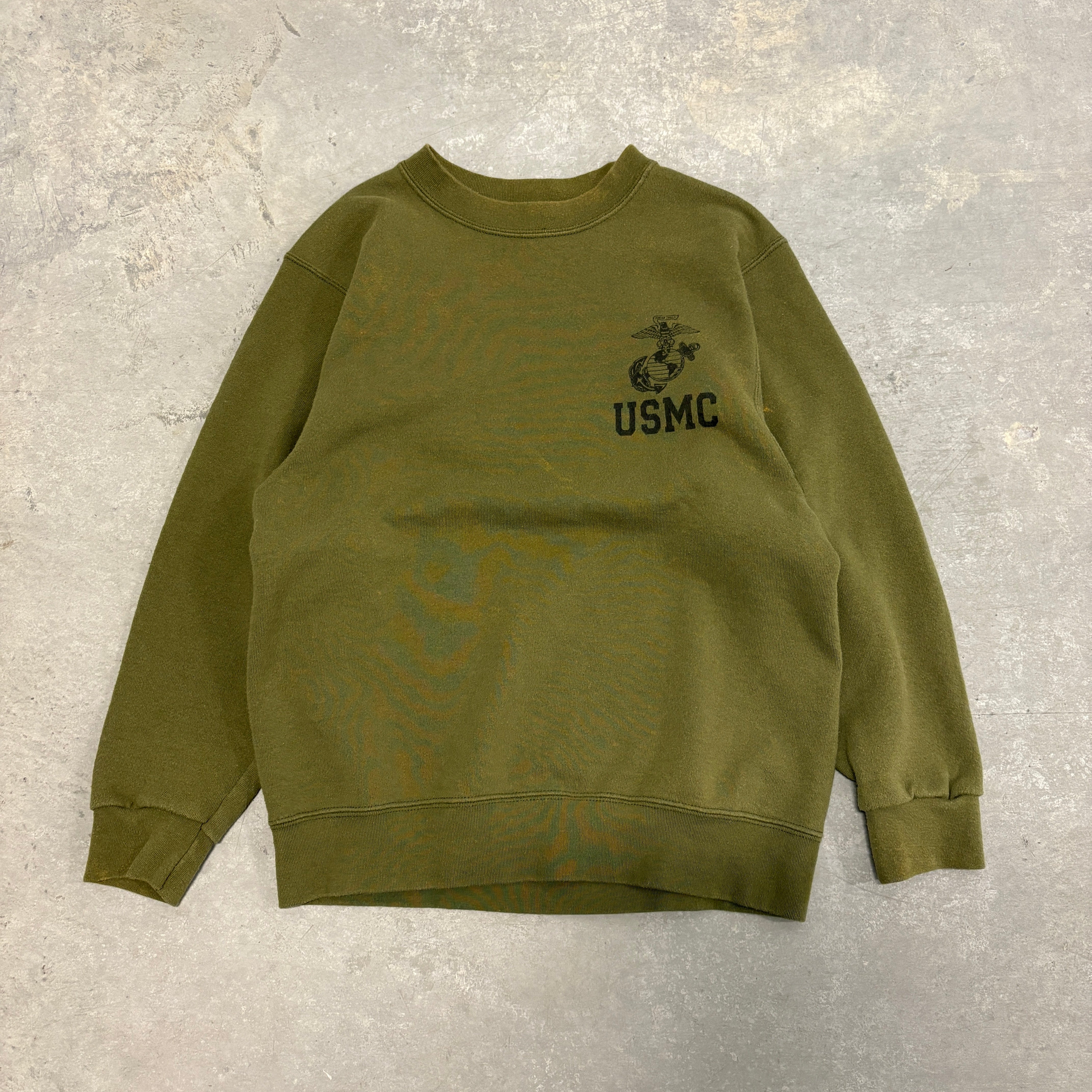 Vintage Green USMC Crewneck - S